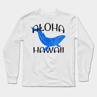 Aloha Whale Long Sleeve T-Shirt